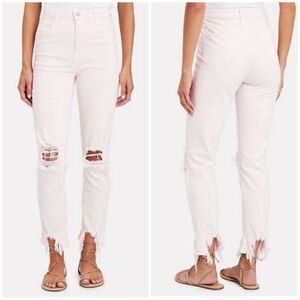 NWOT L'AGENCE High Line High Rise Skinny Jeans In Light Pink Size 25